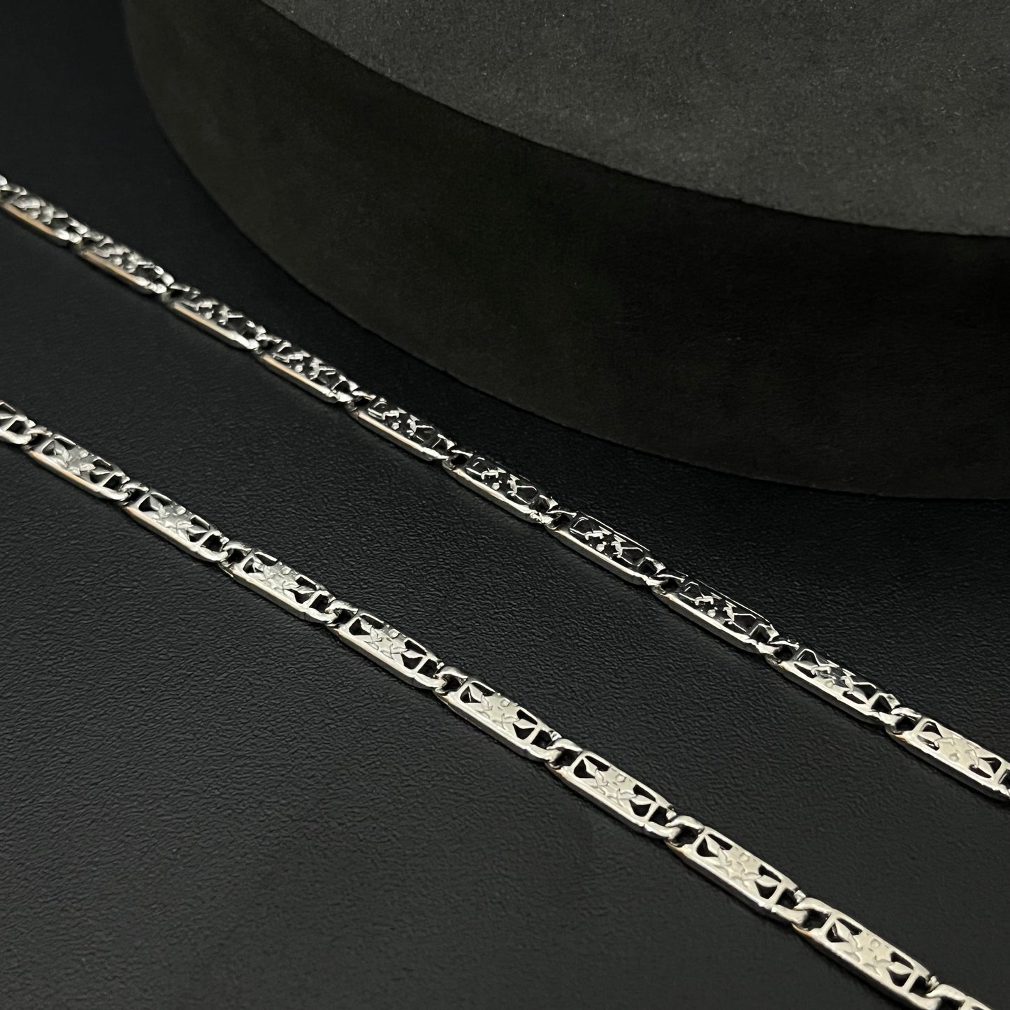 Silver Mens Chain Classic Cut