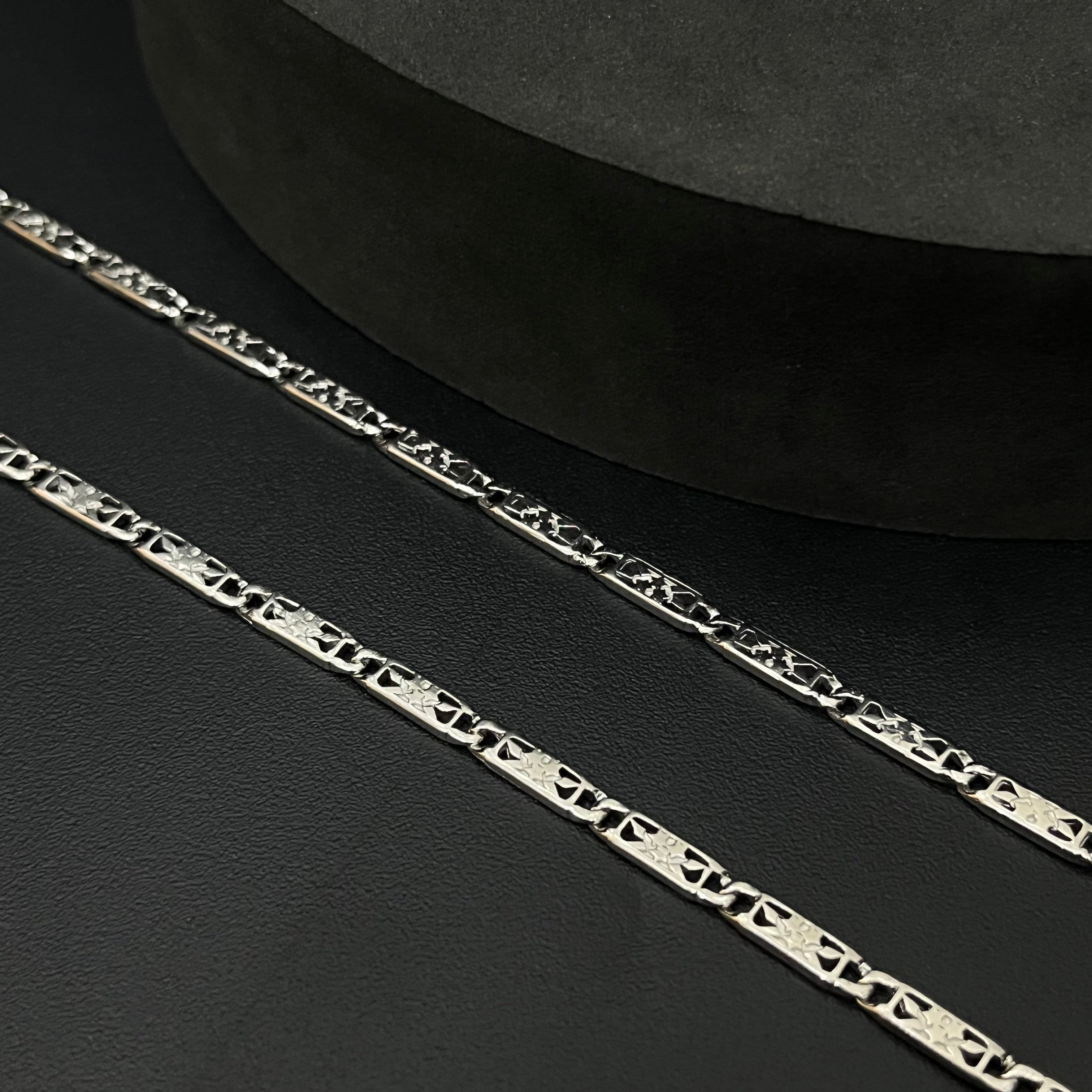 Silver Mens Chain Classic Cut