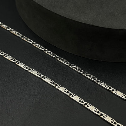 Silver Mens Chain Classic Cut