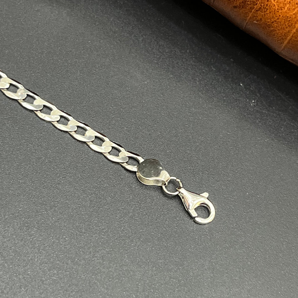 Silver Customised Kids Bracelet Cute Orange Charms 925