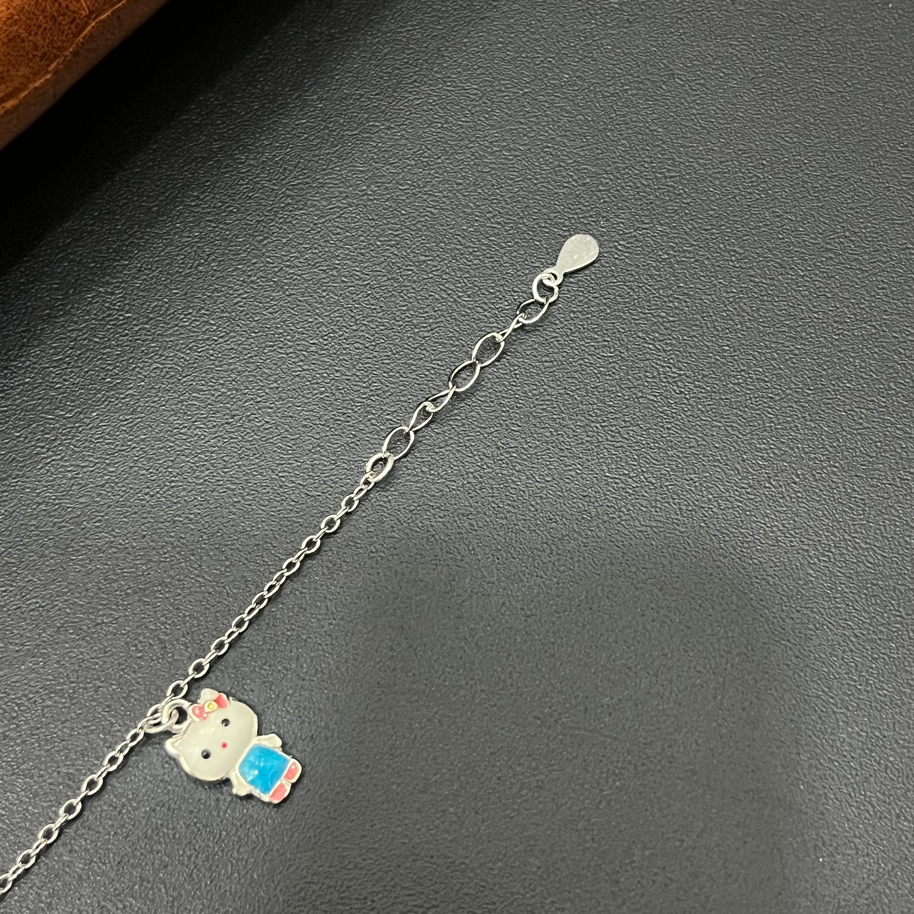 Silver Baby Bracelet Hello kitty  Charms