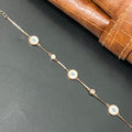 Silver ladies Bracelet Circle Rosegold 925