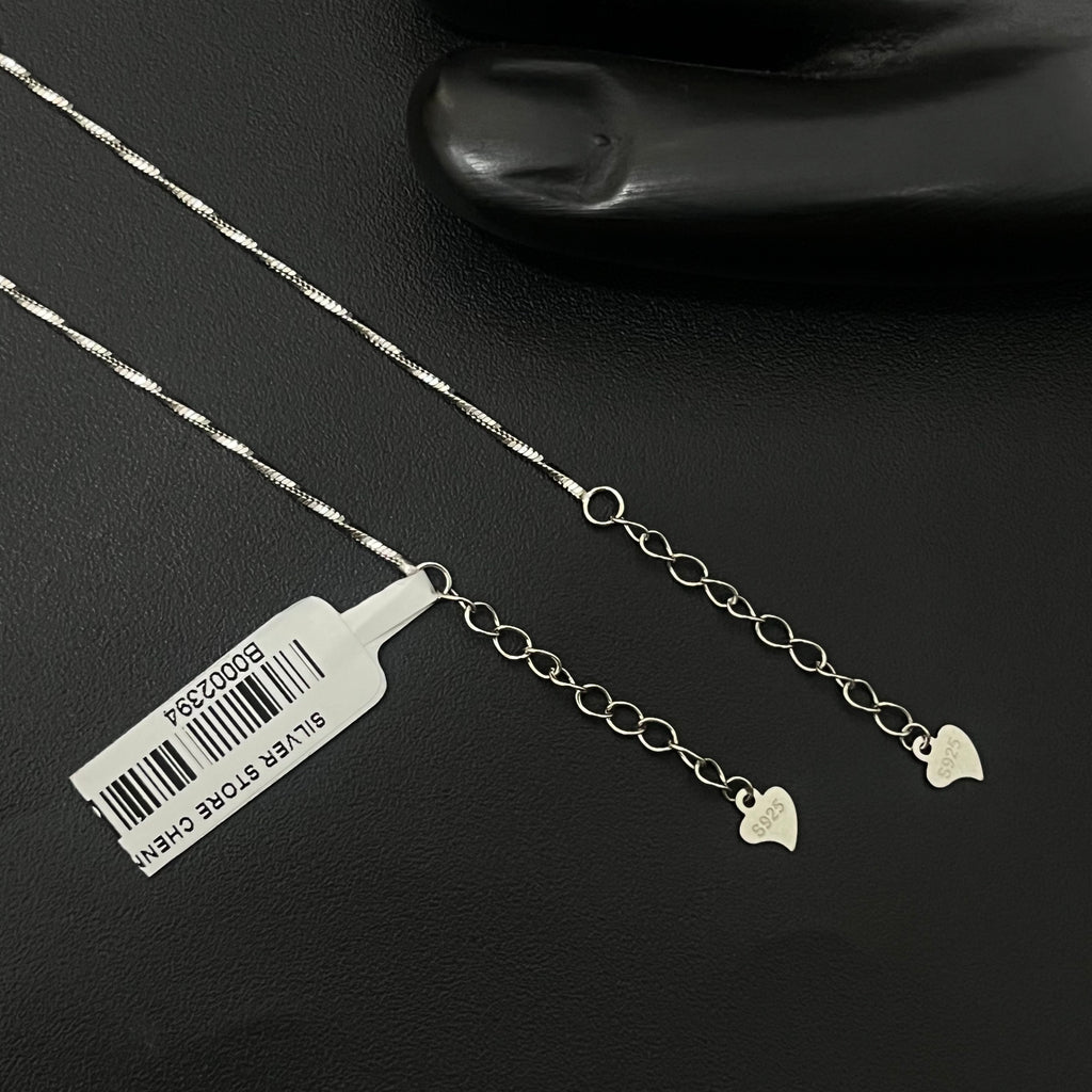 Silver Ladies Anklet ZigZag 925