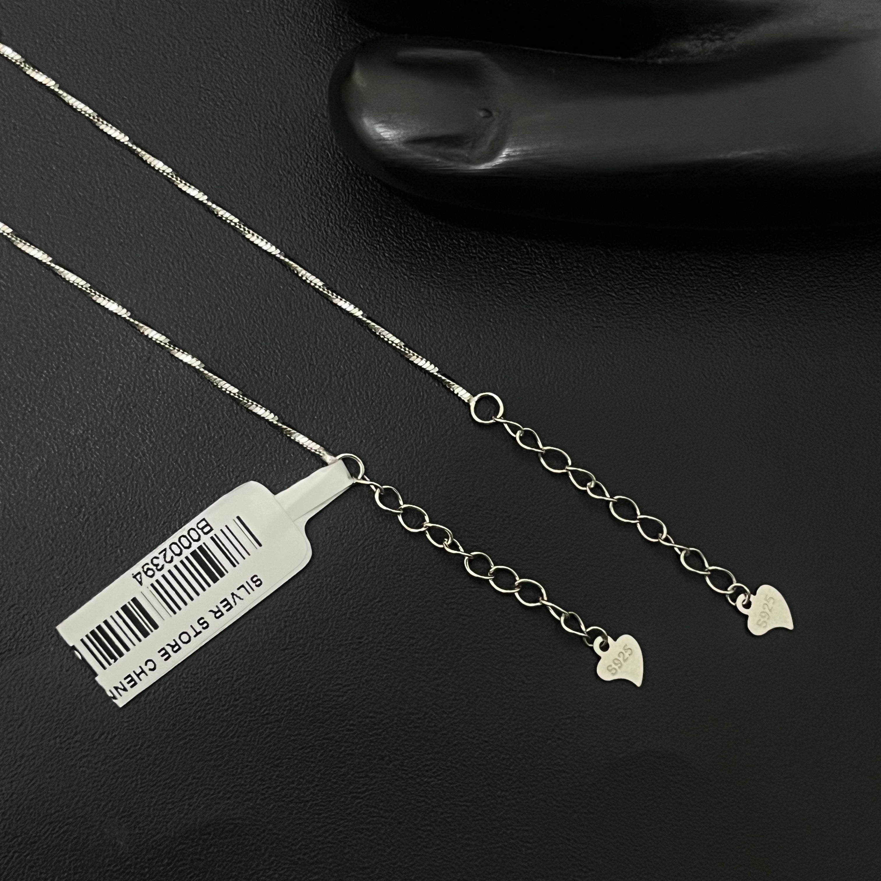 Silver Ladies Anklet ZigZag 925
