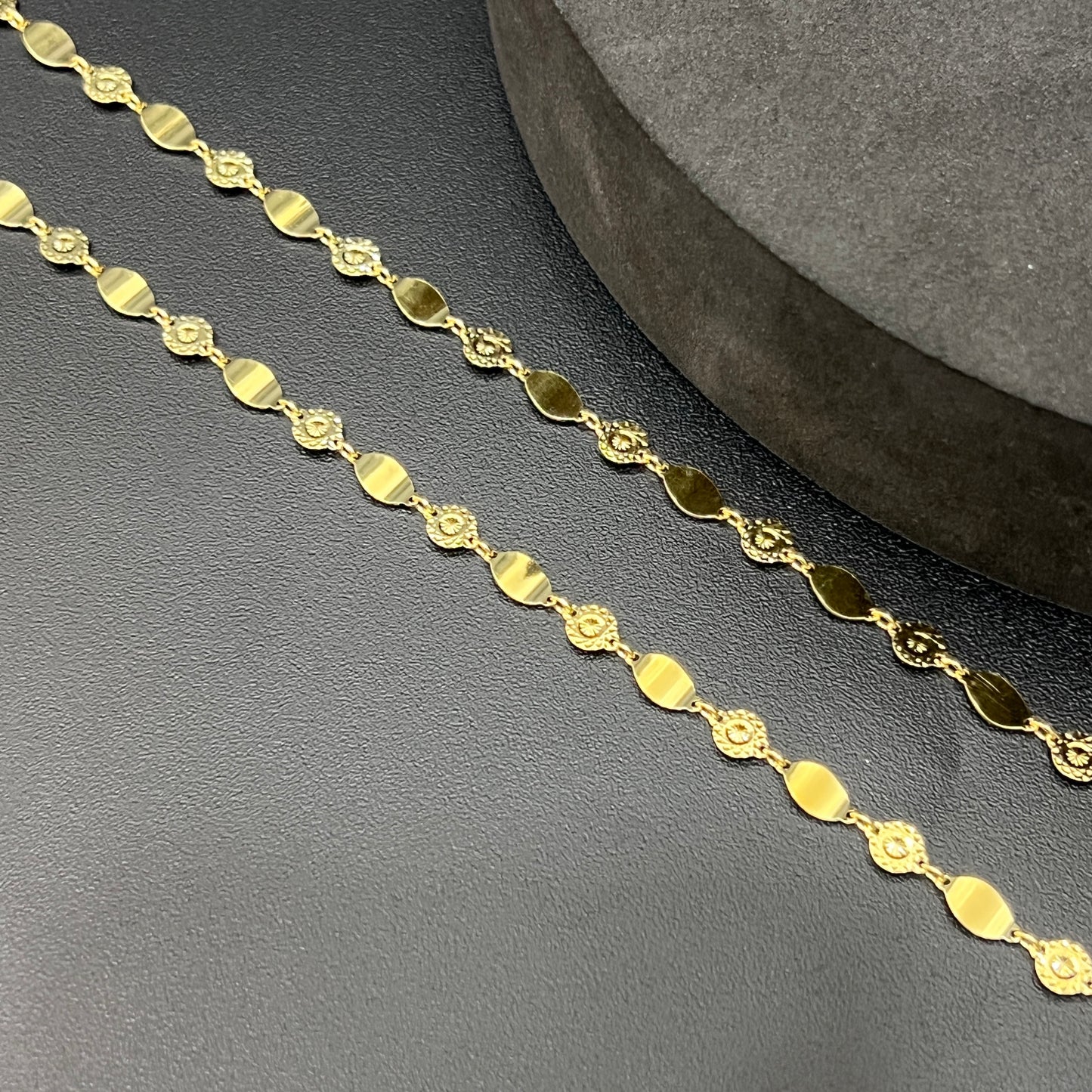 Ladies Anklet Zig Zag