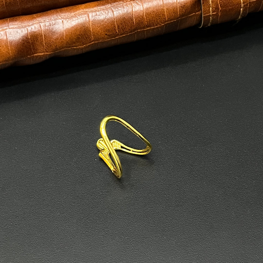 Silver Vanki Ring Gold Finished V05
