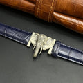 Silver Designer Antique Elephant Head Watch 925
