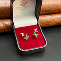 Silver Ladies Toe Rings 925 Green Butterfly Rosegold 925 925