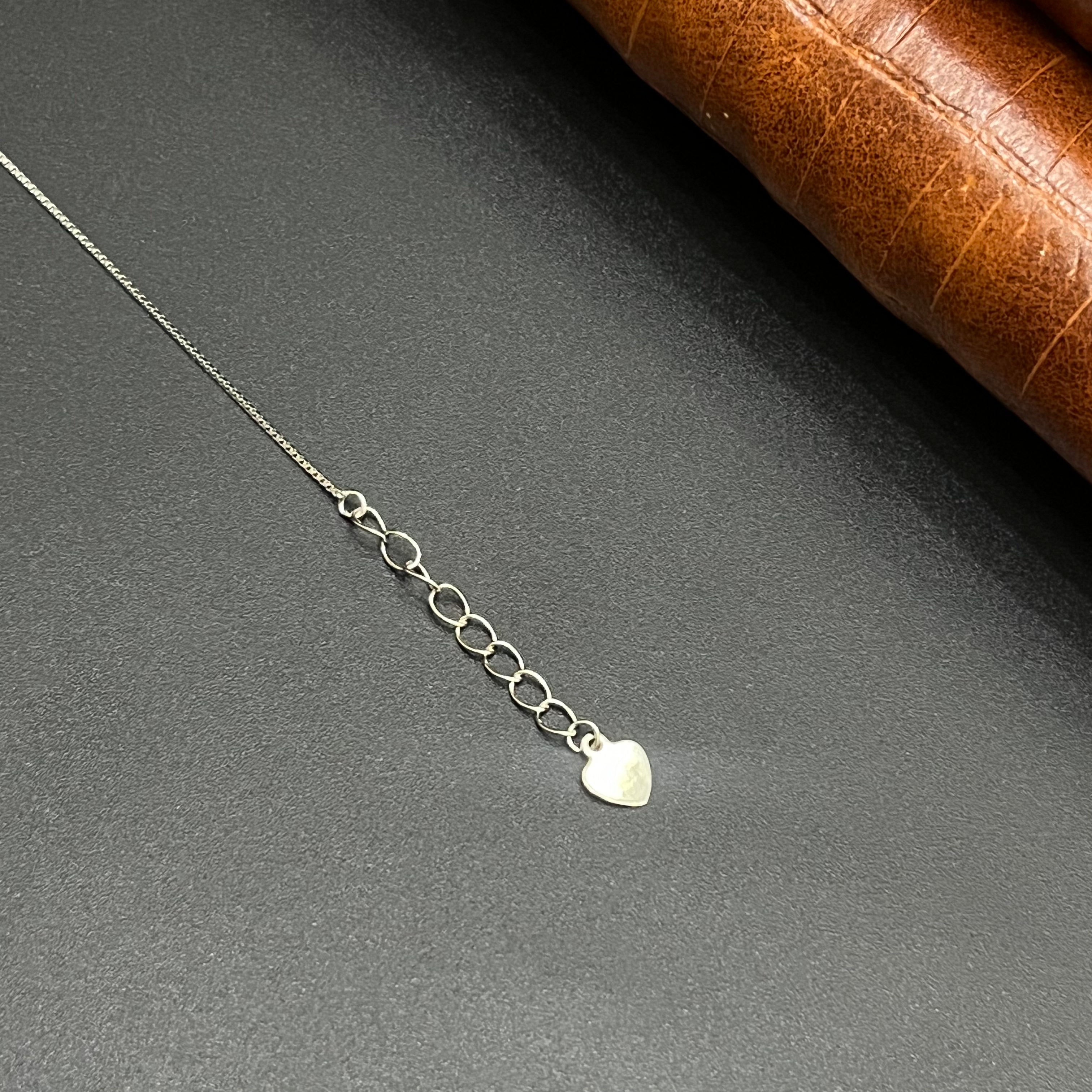Silver Ladies Pendant Chain Infinity Heart Shape Charms Rose Gold 925
