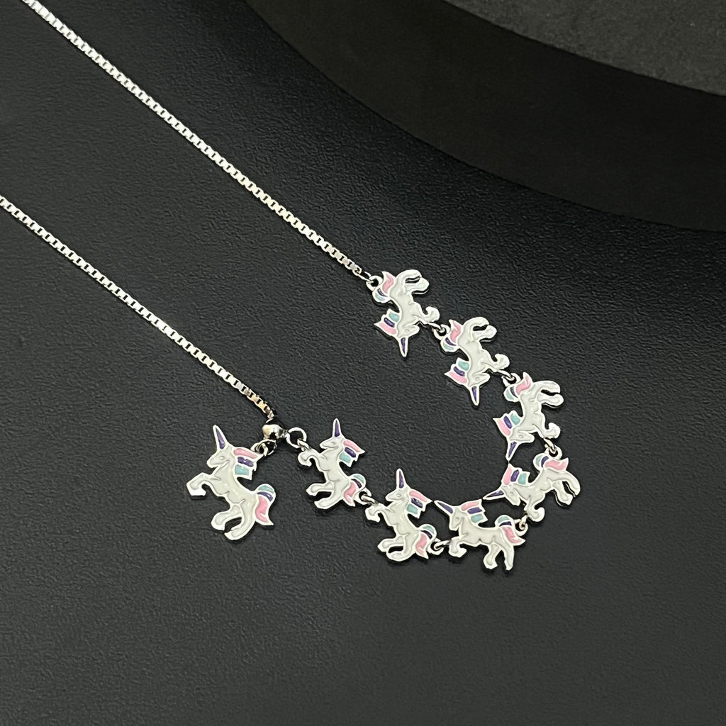 Silver Baby Chain Unicorn
