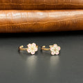 Silver Ladies Toe Rings 925 Pink& Whites Flower Rosegold 925