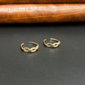 Silver Ladies Toe Rings Oval Cut Rosegold 925