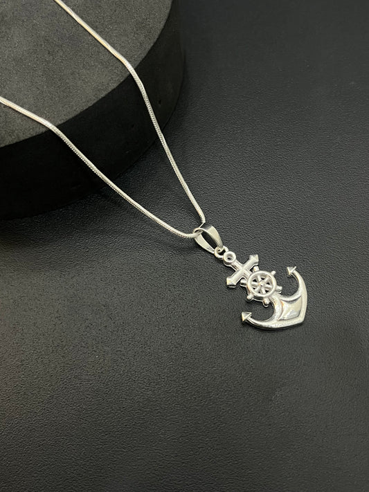 Silver Anchor Ds2 Pendant