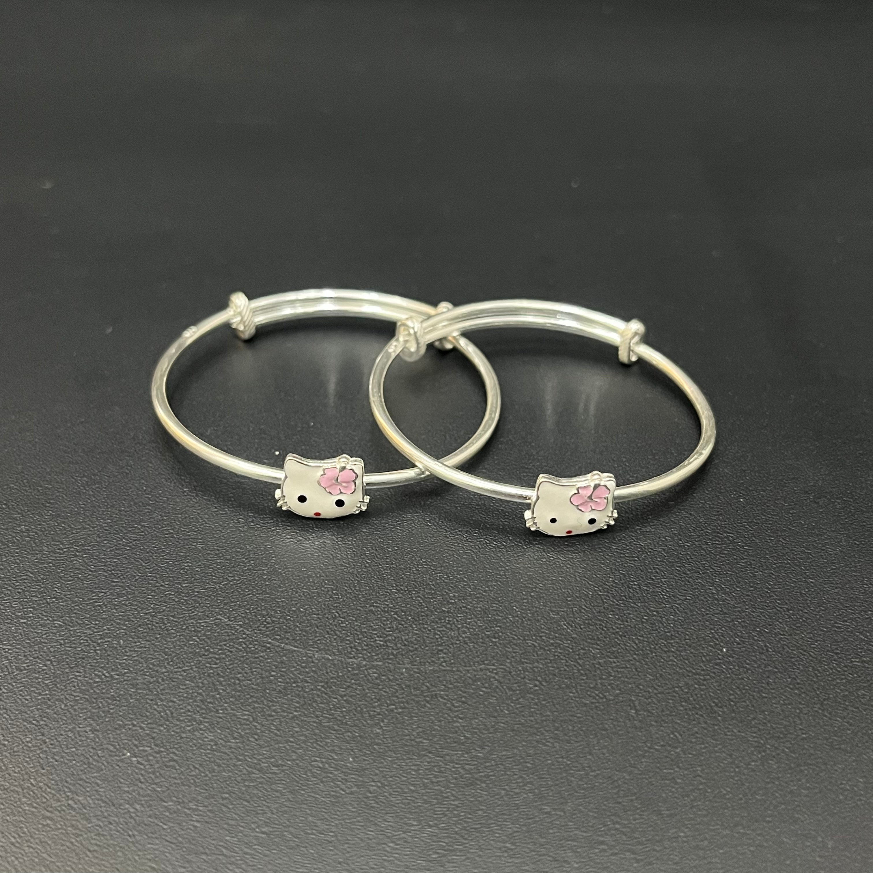 Silver Baby kada Hello kitty