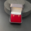 Gold Studs Heart