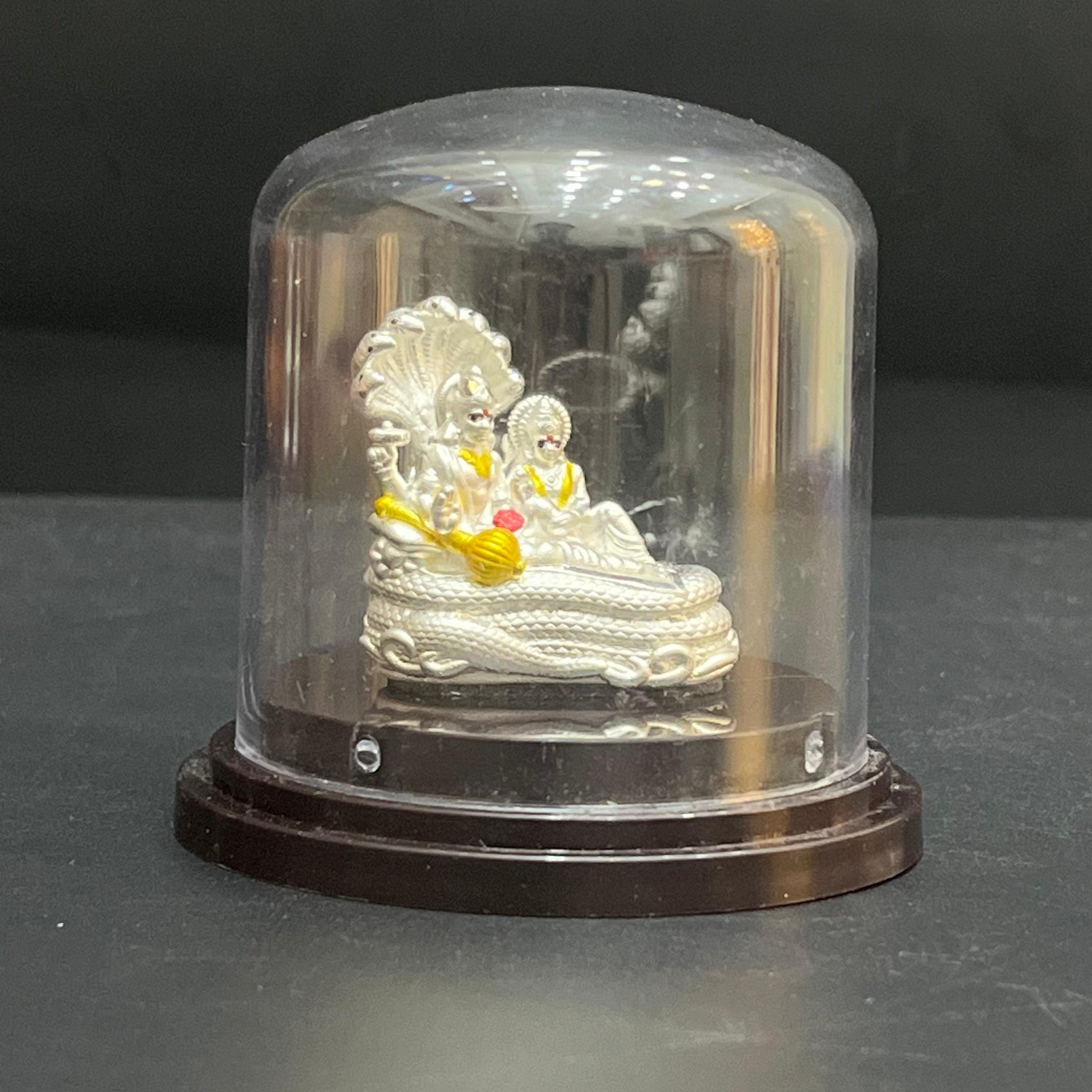 Silver Idol Shri Parshvanath Bhagwan with Padmavati Devi 925