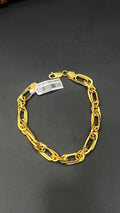 Silver Mens Bracelet Indo-Italian Interlinked Chain Design B03 925