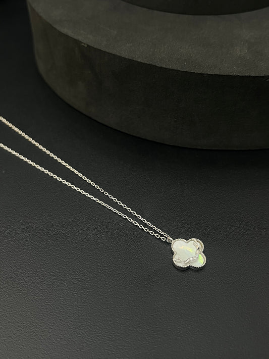 Ladies Silver Chain Flower