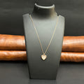 Silver Ladies Pendant Chain Diamond Heart Royal Rose Gold 925