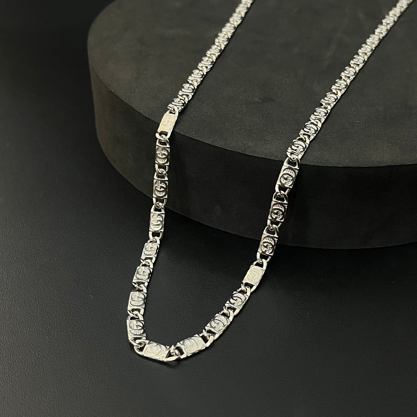 Silver Mens Chain Gucci