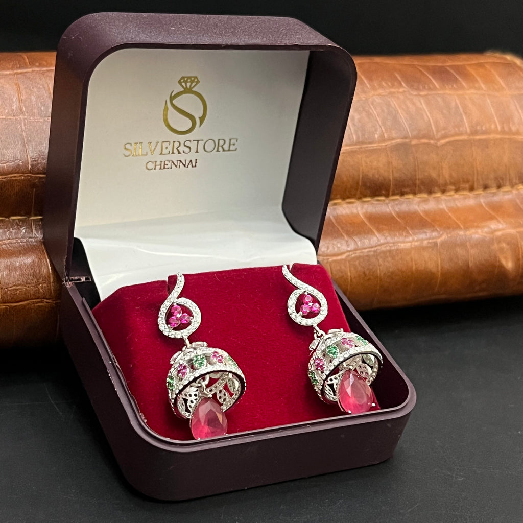 Silver Ladies Jimki Premium Ruby Cascade Edition 925