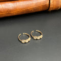Silver Ladies Toe Rings Floral Rosegold 925