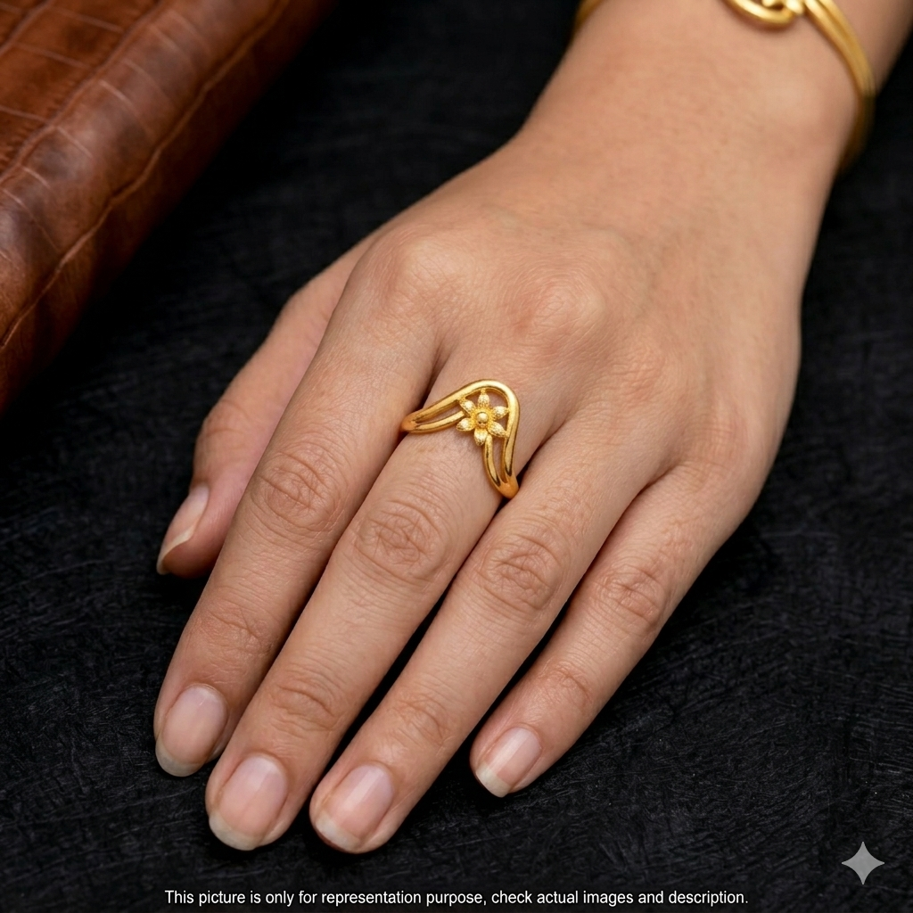 Silver Vanki Ring Gold Finished V03