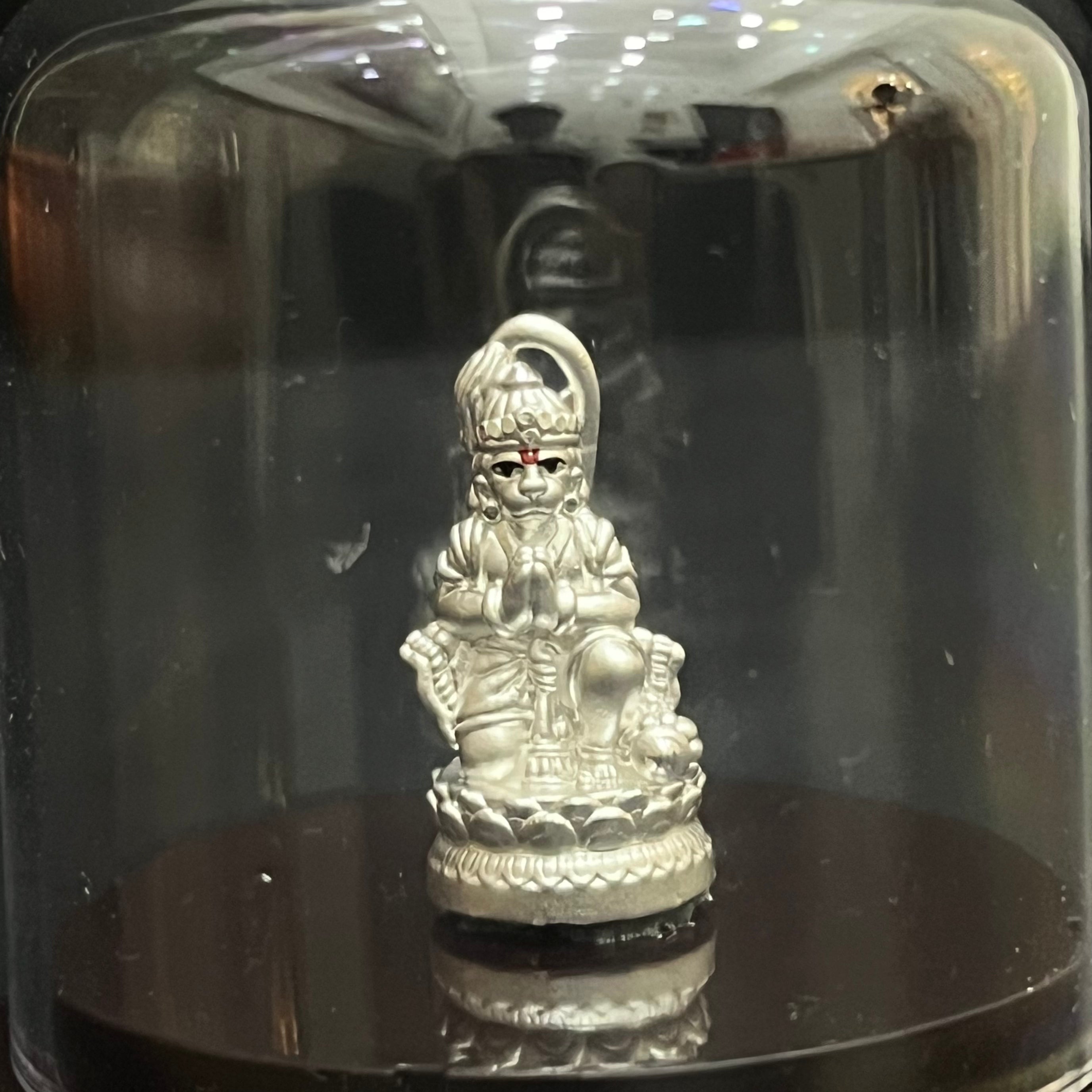 Silver Idol Shri Jai Hanuman DS01 999