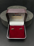 Mens Gold Shades Studs 18K