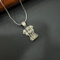 Silver State Emblem of India Pendant