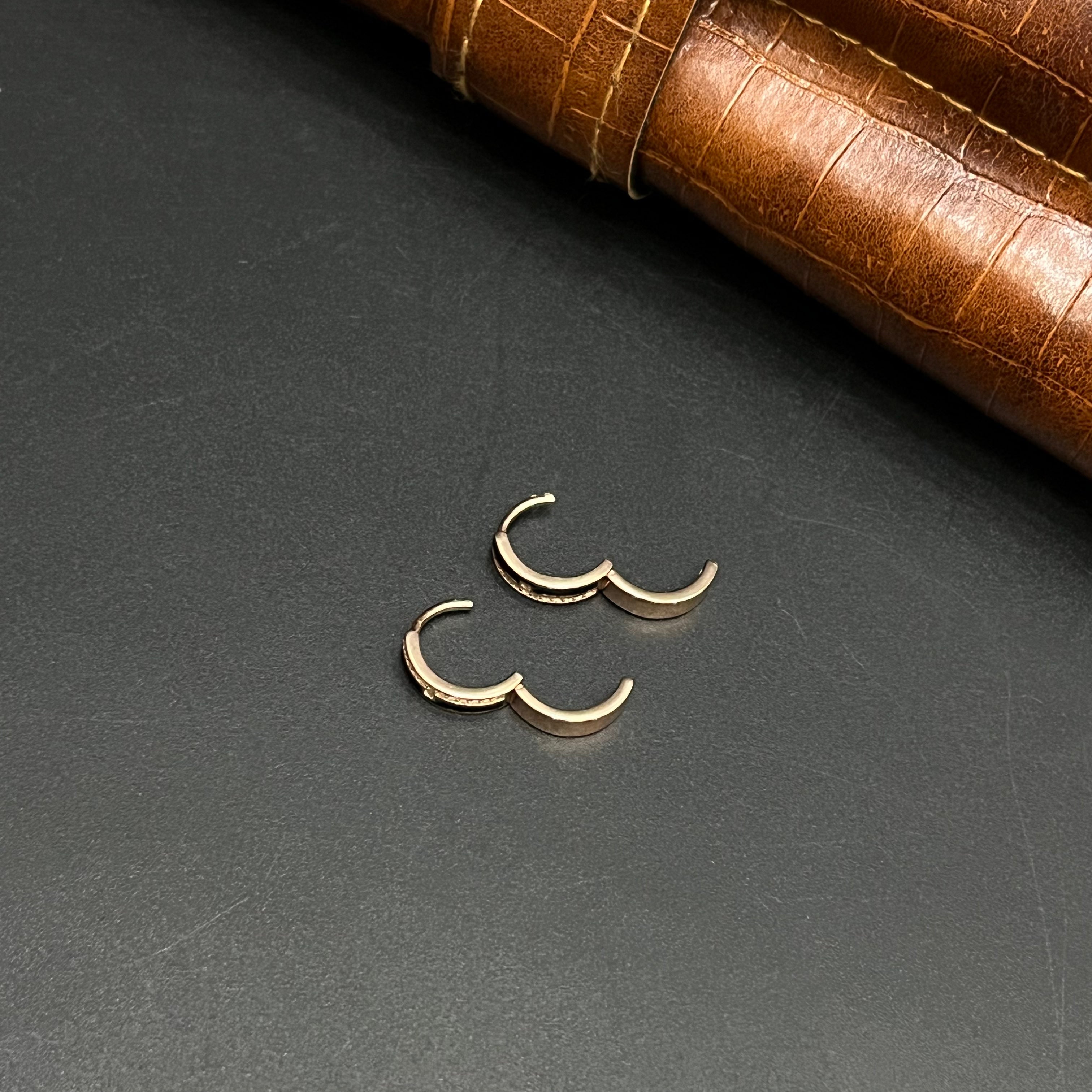 Silver Ladies Stud Sleek Bar Drop Rose Gold 925