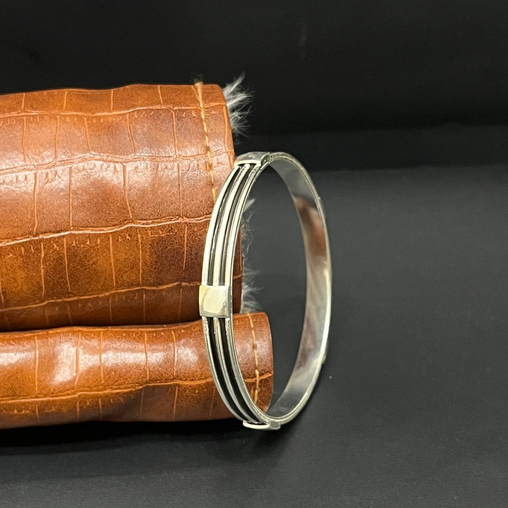 Silver Elephant Hair Kada 925