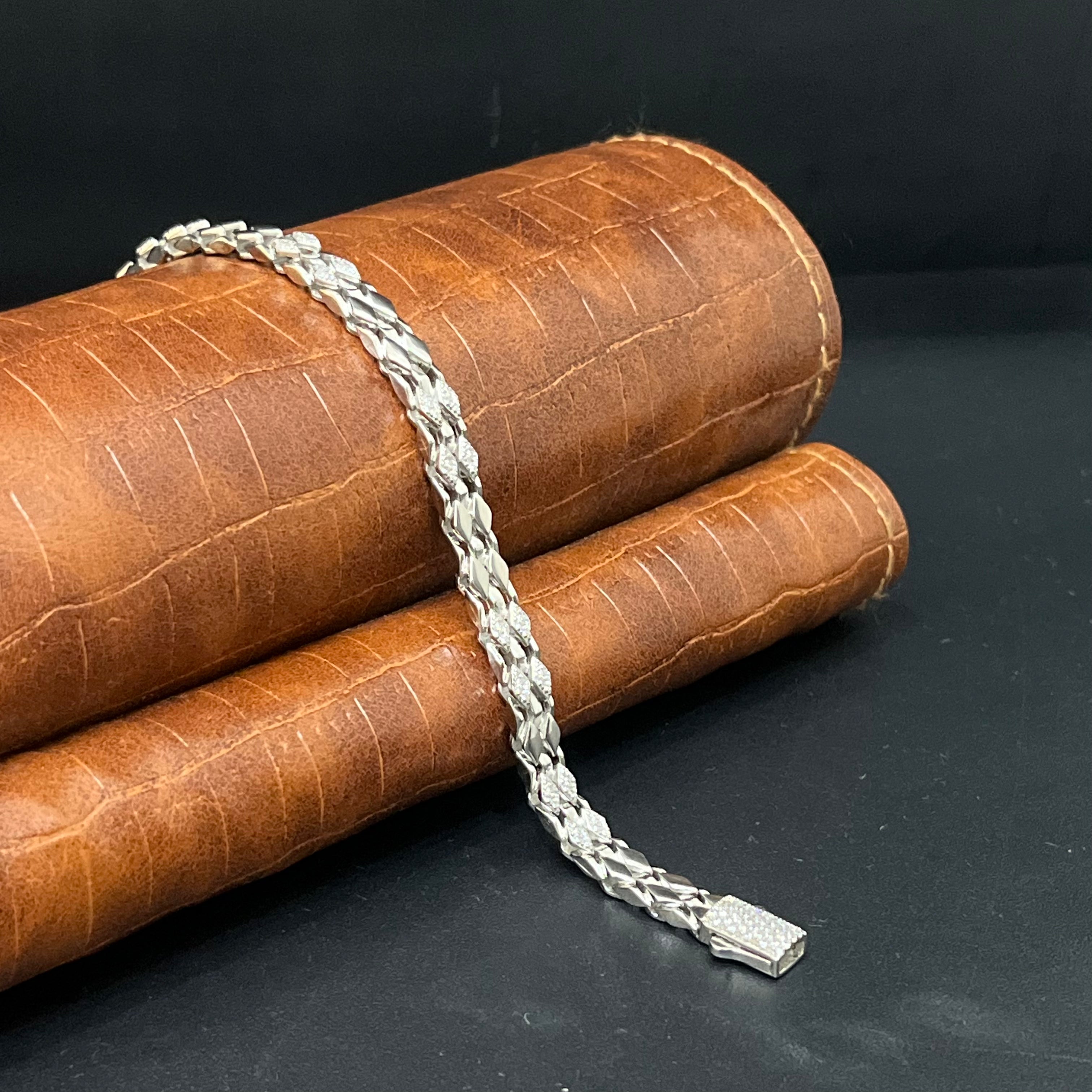 Silver Mens Bracelet Kathli KB1 925