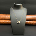 Silver Ladies Pendant Chain Royal Swallow Crystal Motif Rose Gold 925