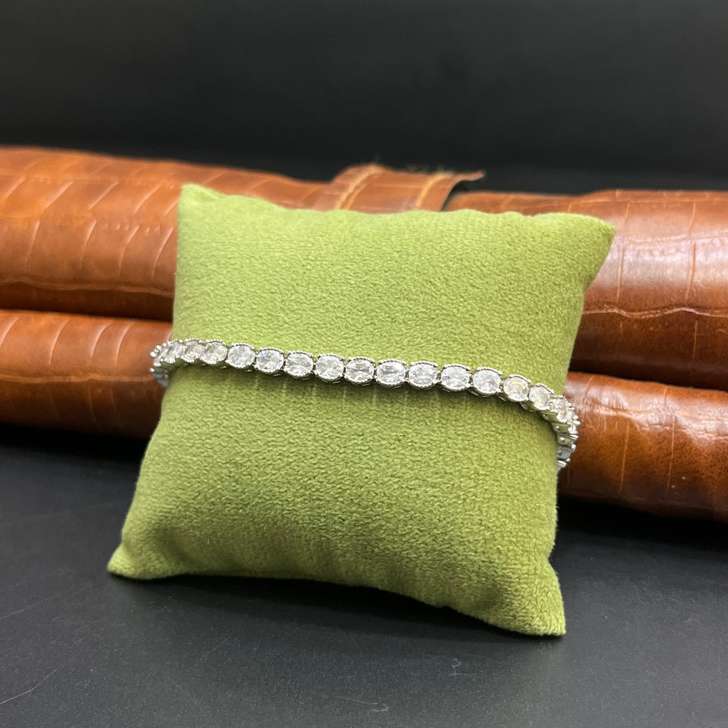 Silver ladies Tennis Bracelet 2 925