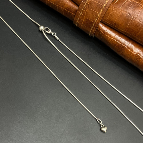 Silver Ladies Hipchain Adjustable Premium Shine Slim Finish 925