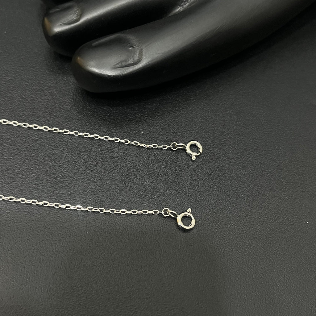 Silver Ladies Anklet Heart Charms