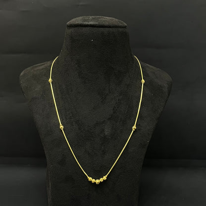 Silver Gold Finished Dokiya Chain Ball02