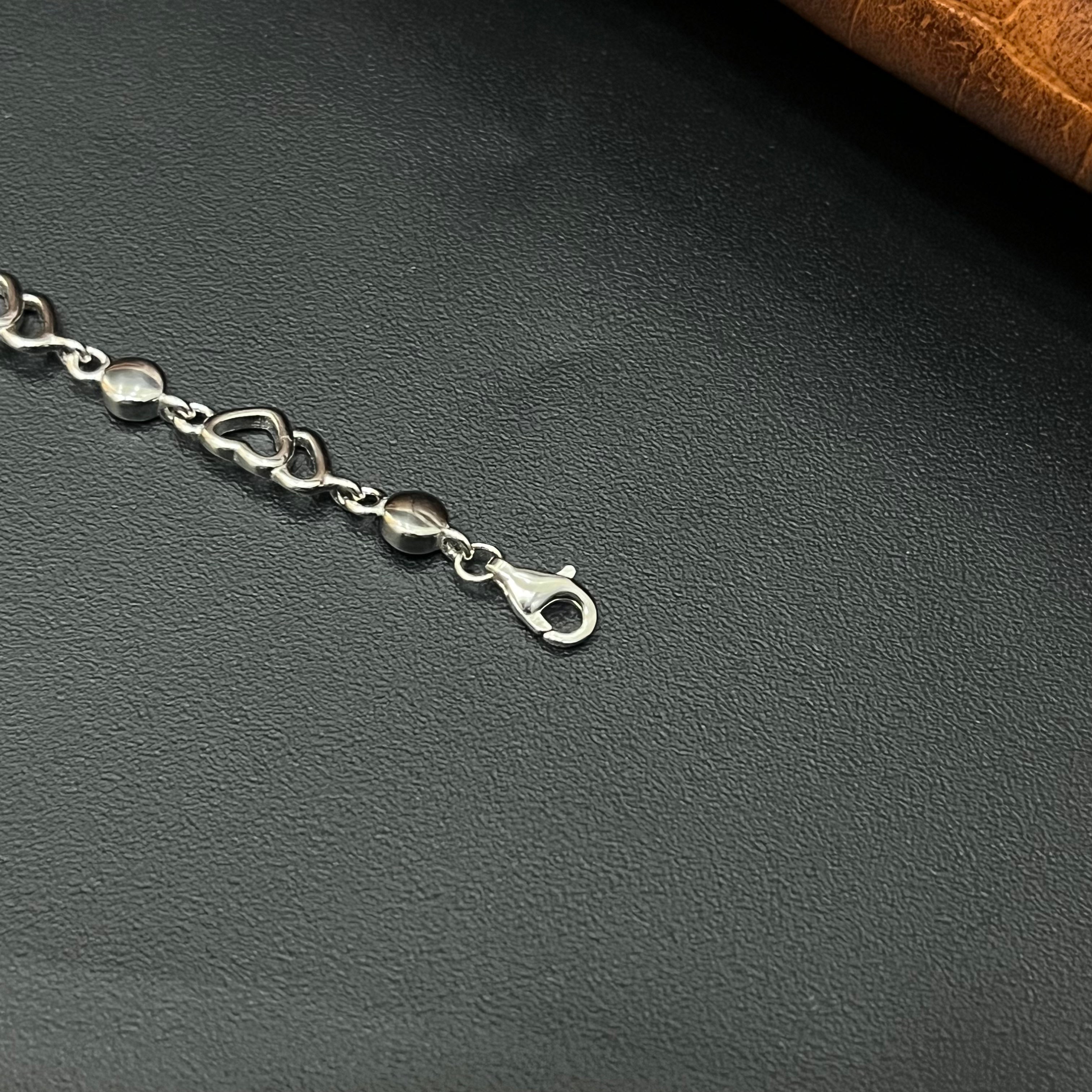 Silver Ladies Bracelet Rhodium R03 925