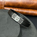 Silver Mens Flexible Bracelet FB1 925