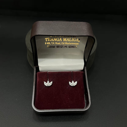 Silver Second Studs Nayanthra Model Rosegold