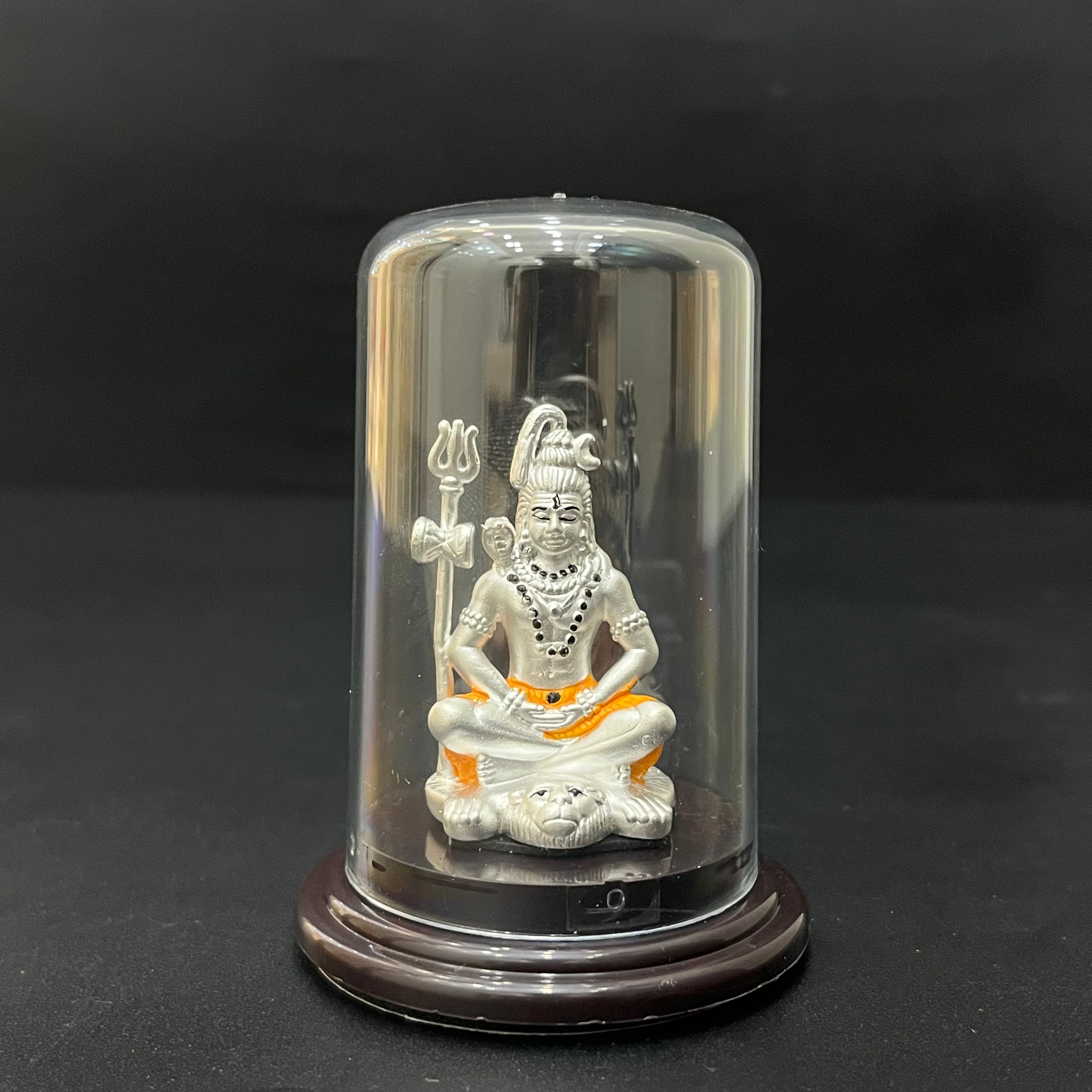 Silver Shiv Bhagwan Idol