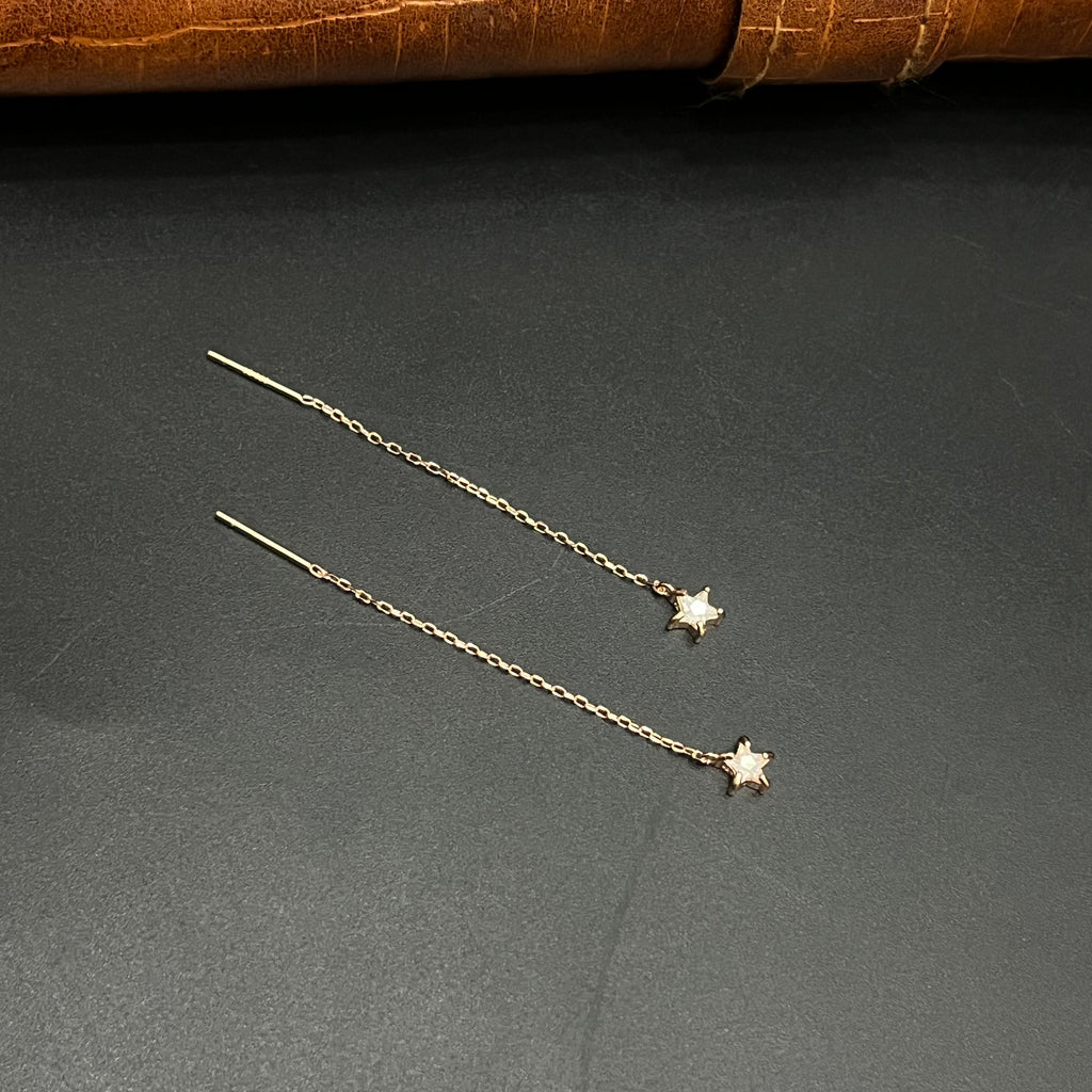 Silver Ladies Sui Daga Hanging Star Edition Rose Gold 925