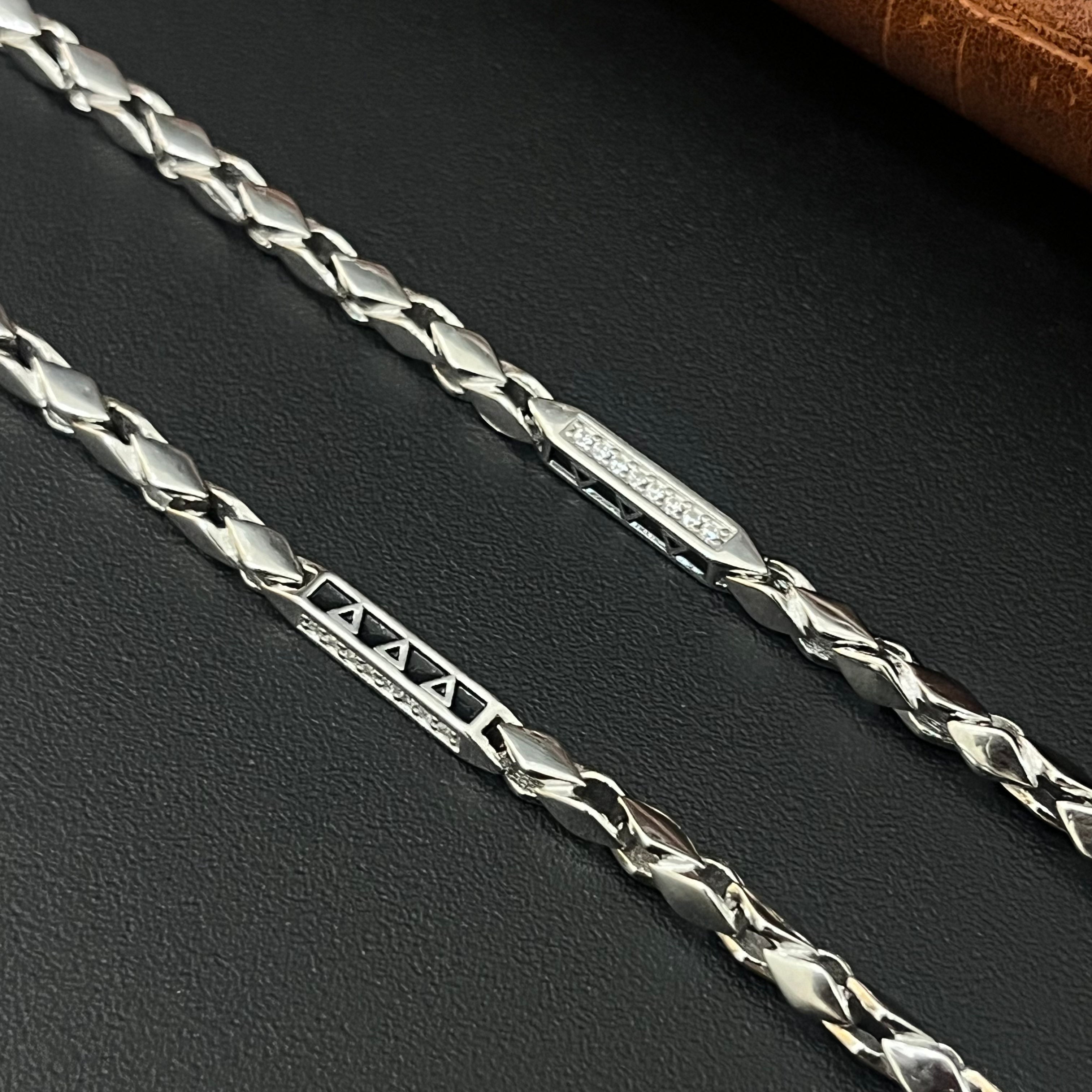 Silver Mens Chain Choco Kathli CC07 925