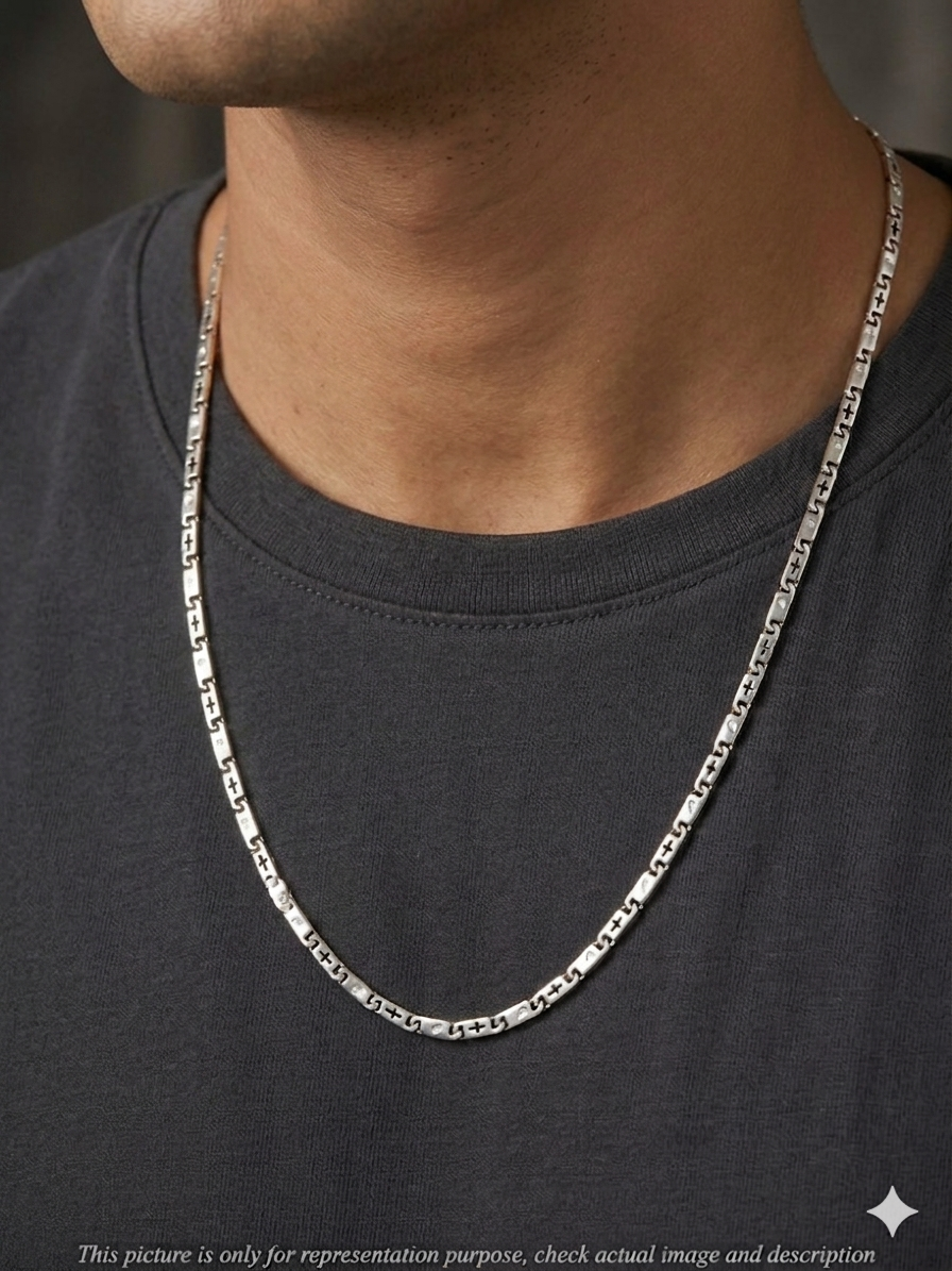 Mens Chain_Rectangular Box Plus Cut