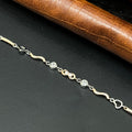 Silver Ladies Bracelet 2 Tone