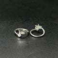 Ladies Toe Rings Crown Armor
