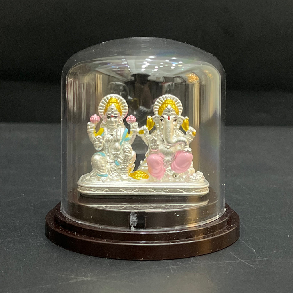 Silver Lakshmi Ganesha Grace 925