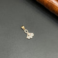 Silver Ladies Pendant Graceful Butterfly Bloom Rose Gold 925