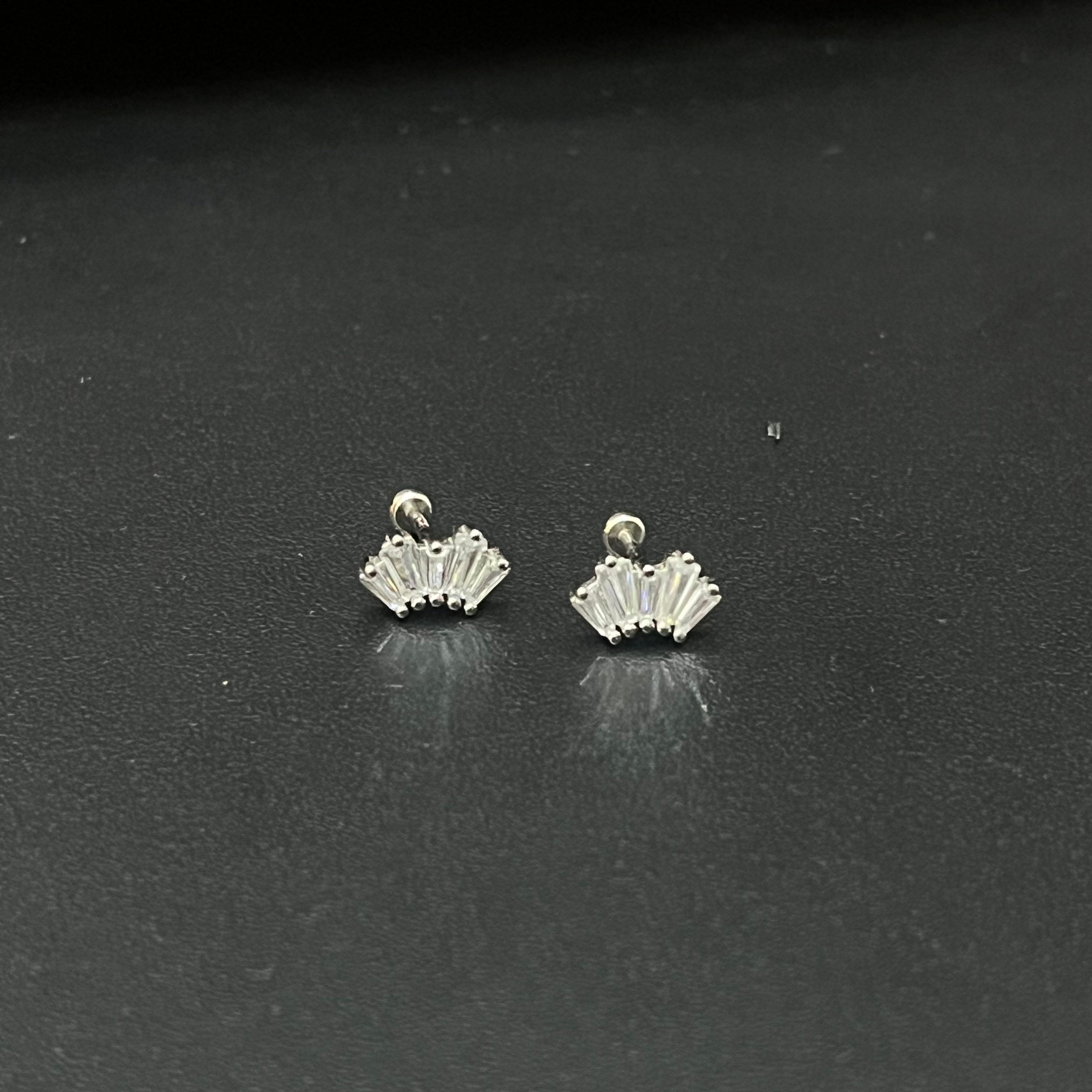 Silver Ladies Nayanthara Second Studs